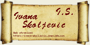Ivana Školjević vizit kartica